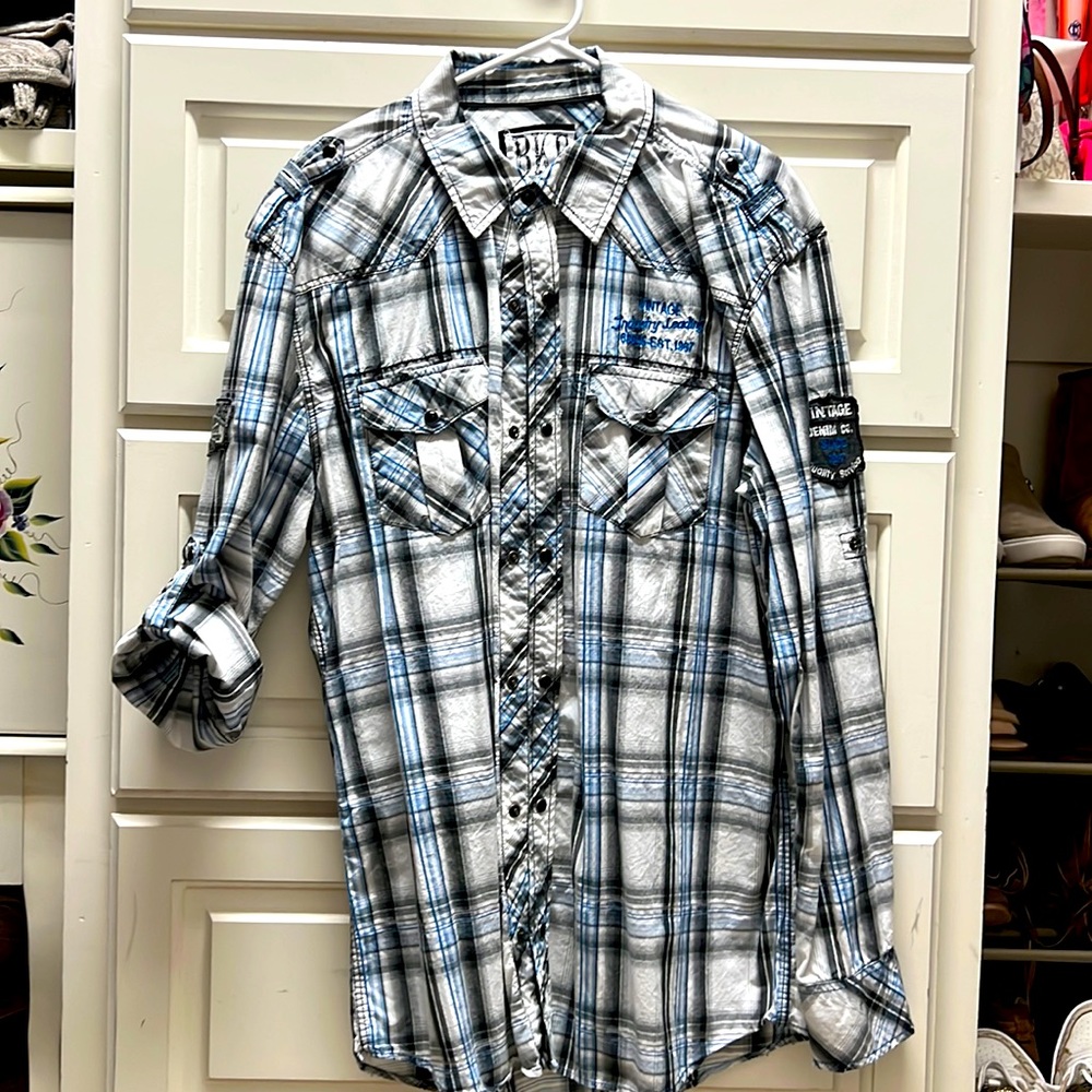 BKE Vintage LS button down